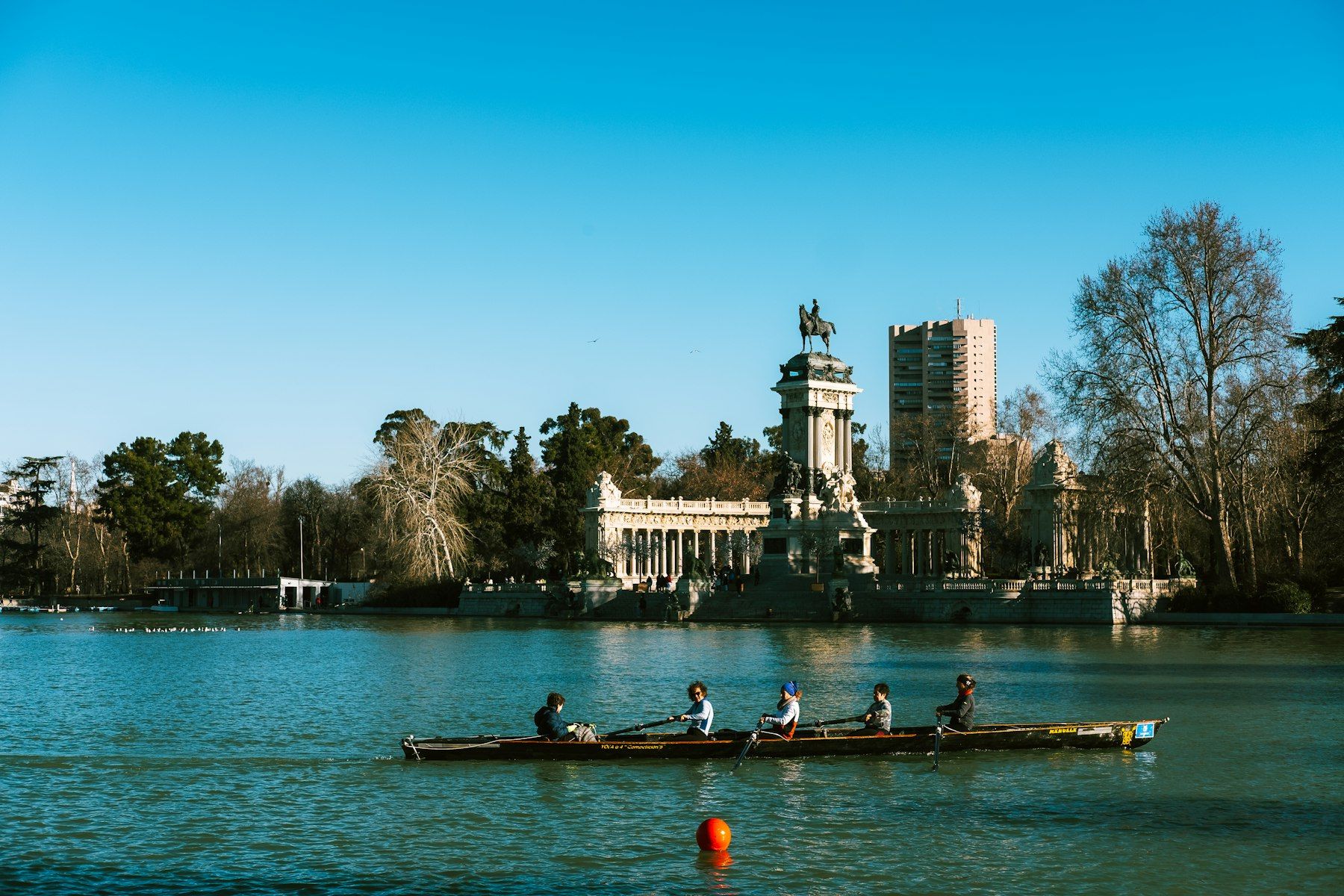 Estanque del parque del Retiro